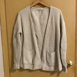 Madewell chunky cardigan.